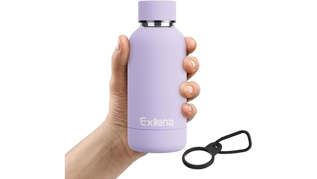 Best Water Bottles With Clip‑Friendly Carry Loops For Travel 4 purple 12oz double wall bottle