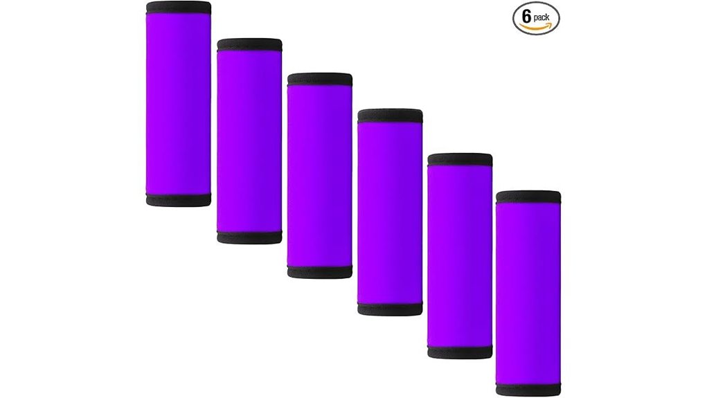 purple neoprene handle wraps