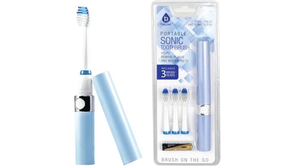 Top Electric Toothbrushes for Travel (Case + Battery) 13 pursonic 22k portable sonic