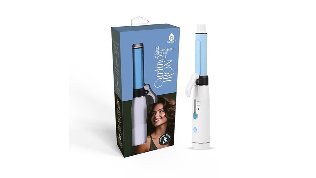 pursonic cordless curl iron