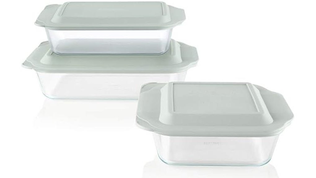 pyrex 3 pack bpa free glass