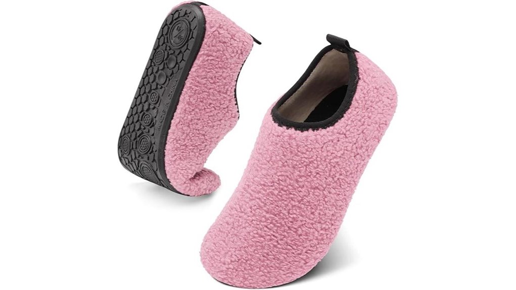 Best Travel Slippers with Rubber Soles (Indoor/Outdoor) 1 qfh cozy rubber slippers