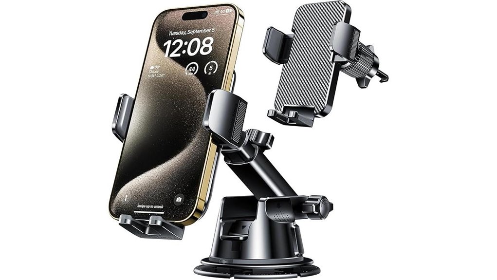 Universal Phone Mounts for Rental Cars: Vent vs Dash Guide 1 qifutan universal car mount