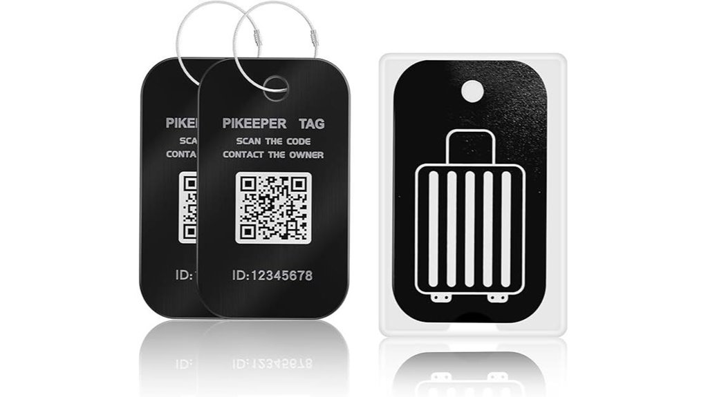 The Best Luggage Tags with QR Contact Cards for Privacy 11 qr waterproof custom tags