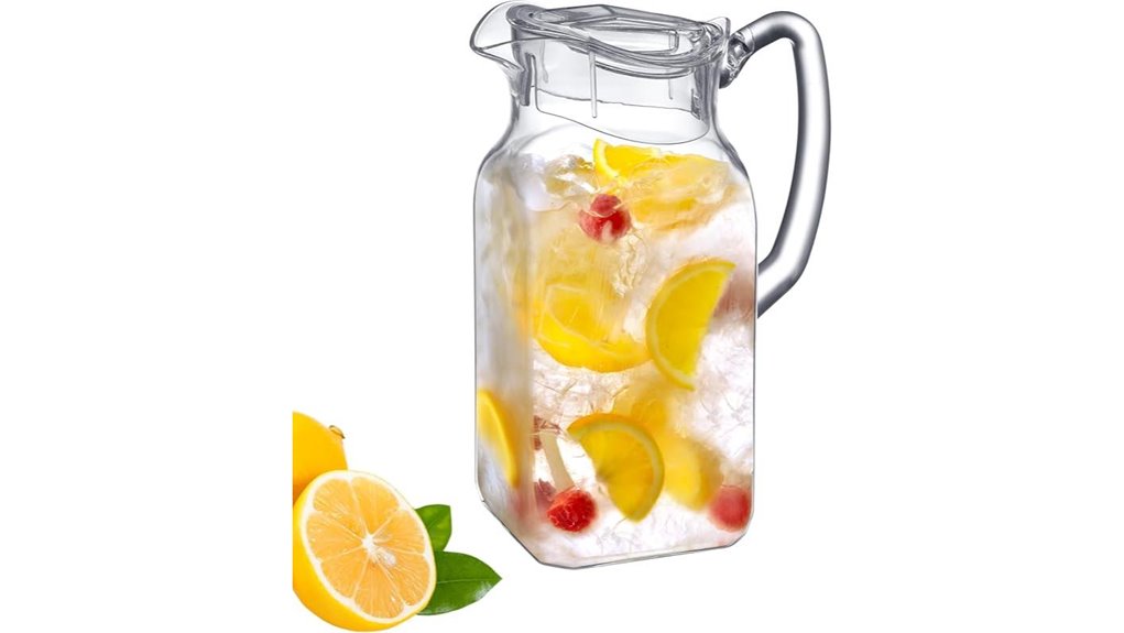 Best Water Pitcher (Shatterproof) That Won’t Break at a Drop 13 quadly 64oz bpa free shatter proof