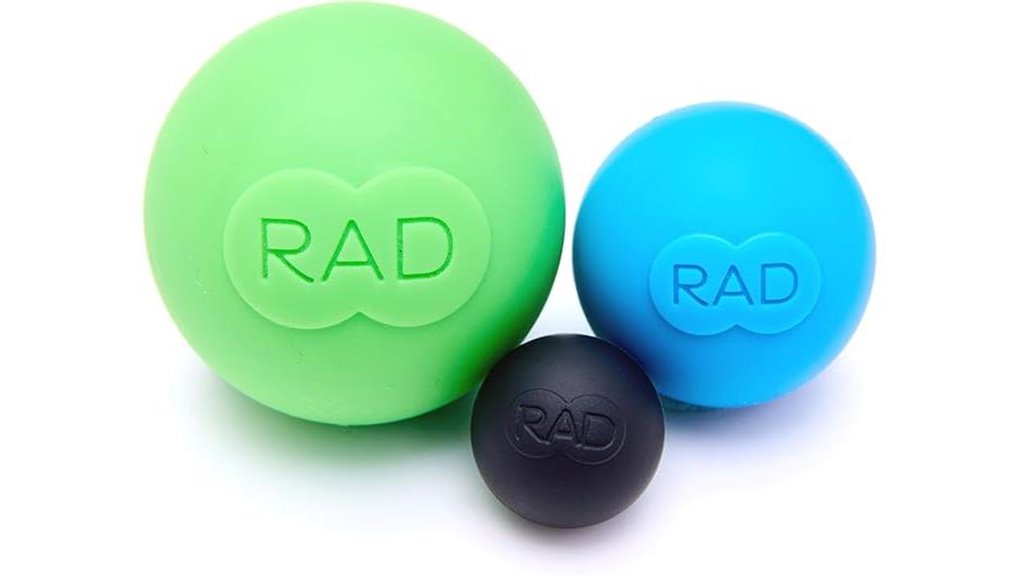 Compact Massage Balls That Travelers Love for Back & Feet 3 rad s 3 density yoga balls