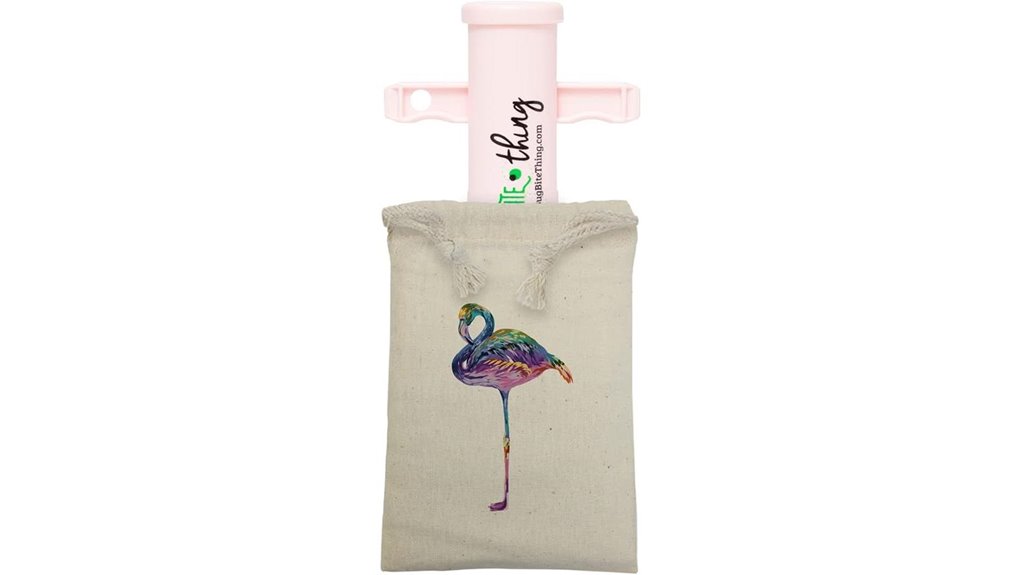 Compact Relief: Insect-Bite Suction Tools for Travel 14 rainbow flamingo suction bag
