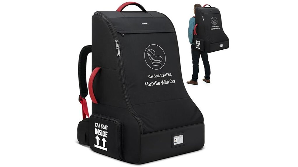 Best Car Seat Travel Bags (Padded, Tough) For Long Journeys 4 rainmaker padded carseat bag