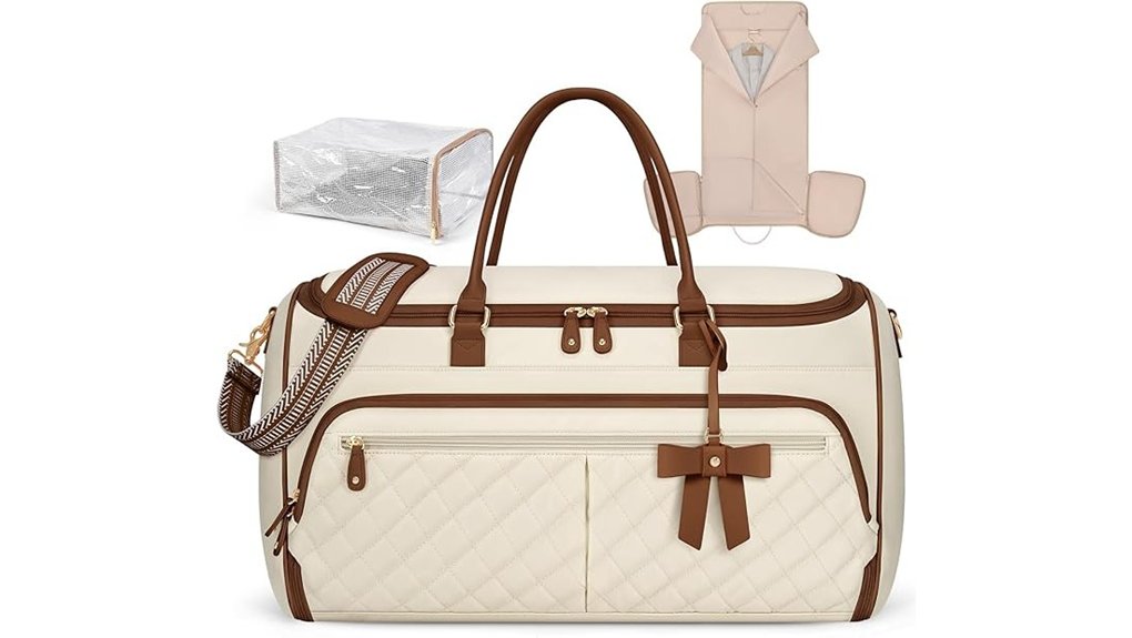 Best Carry‑Ons With Integrated Garment Sections(Suits/Dresses) 13 rainmore convertible garment duffle