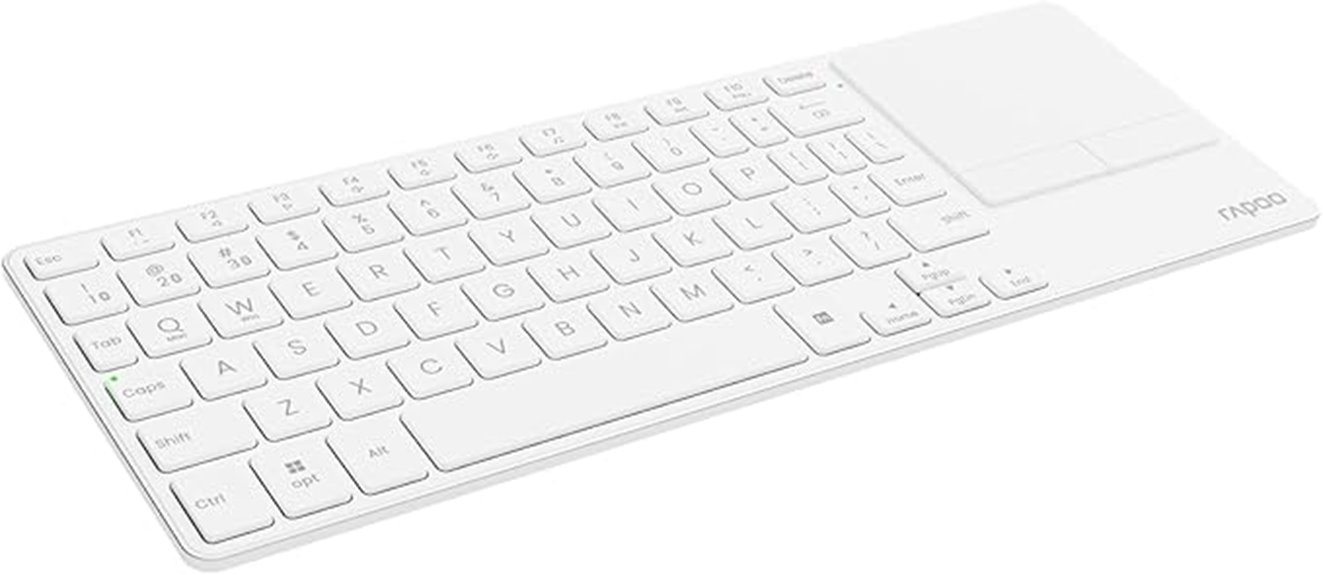 The Travel Keyboard + Trackpad Combo (Compact) That Sticks 11 rapoo wireless touchpad keyboard