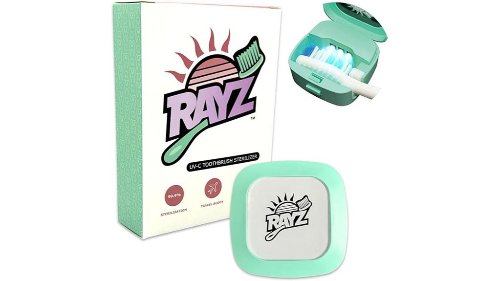 Best UV Toothbrush Sanitizers Travelers Can't Live Without 13 rayz mint uv c sanitizer
