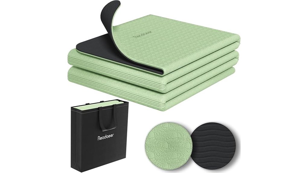 Travel Yoga Mats (Thin & Foldable): Portable Pad for the Road 8 readaeer foldable 6mm pack