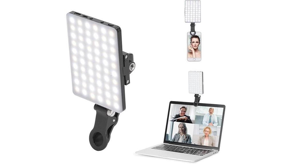 Clip‑On Phone Lights With Warm Tone Options Travelers Love 9 rechargeable 60 led clip light