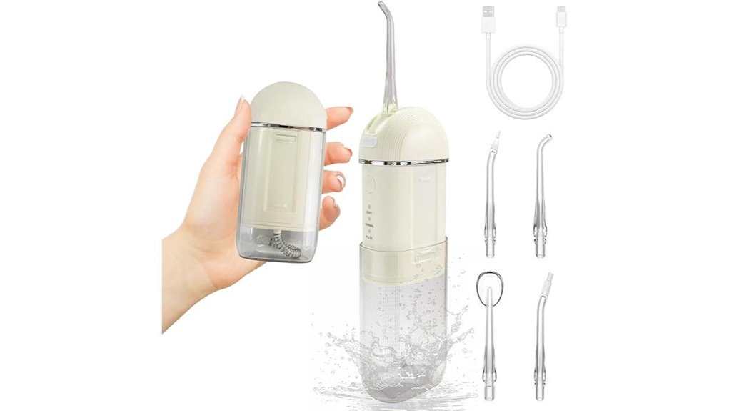 Best Travel-Ready Mini Water Flossers USB Rechargeable 10 rechargeable braces travel flosser