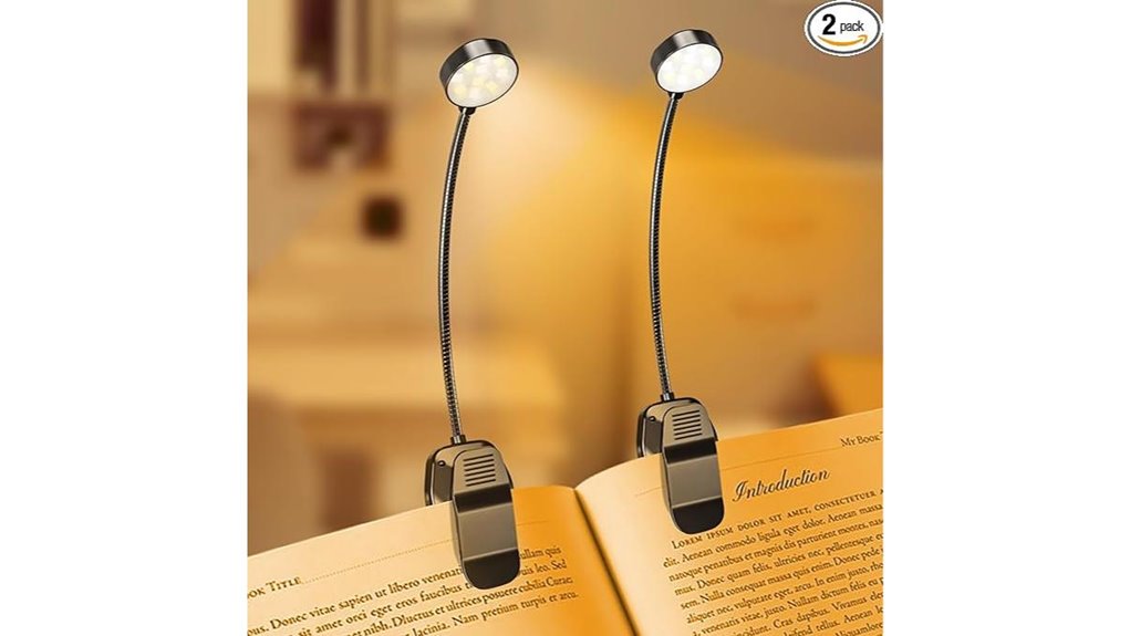 Must-Have E-Reader Lights for Travelers: Warm Tone Clip‑On Picks 4 rechargeable clip on book lights