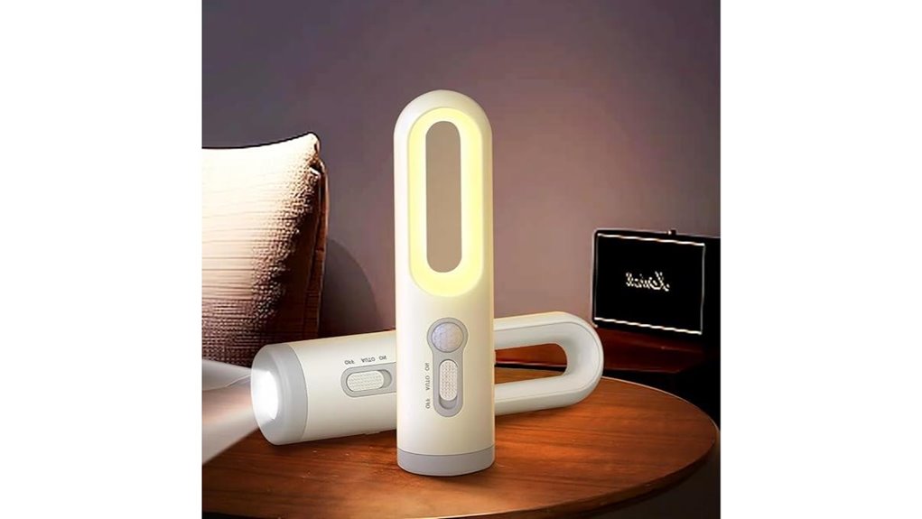 Bedside Motion Sensor Light (Rechargeable) That Keeps You Safe 7 rechargeable dual function motion light