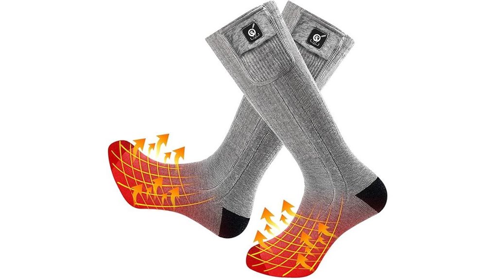 Best Heated Socks to Keep Warm in Freezing Weather 7 rechargeable heated snow socks