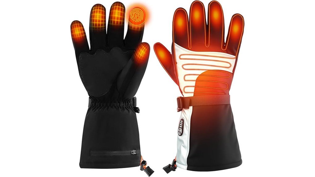 Heated Gloves Warm Your Hands When Traveling In Winter 1 rechargeable heated touchscreen gloves