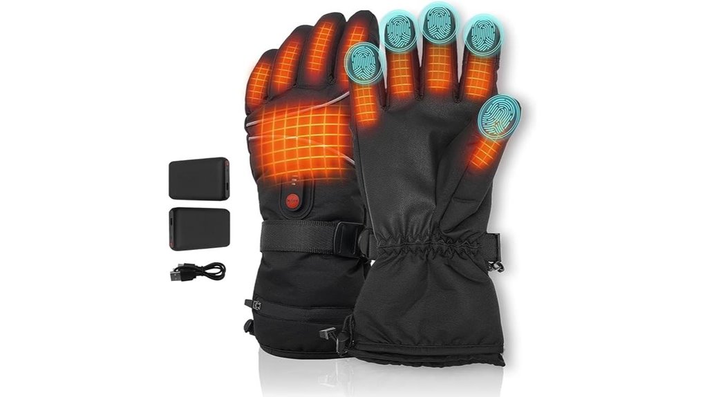 Heated Gloves Warm Your Hands When Traveling In Winter 4 rechargeable heated waterproof gloves