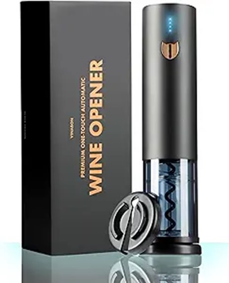 Best Electric Wine Opener That Makes Corks Pop Effortlessly 13 rechargeable one touch wine opener