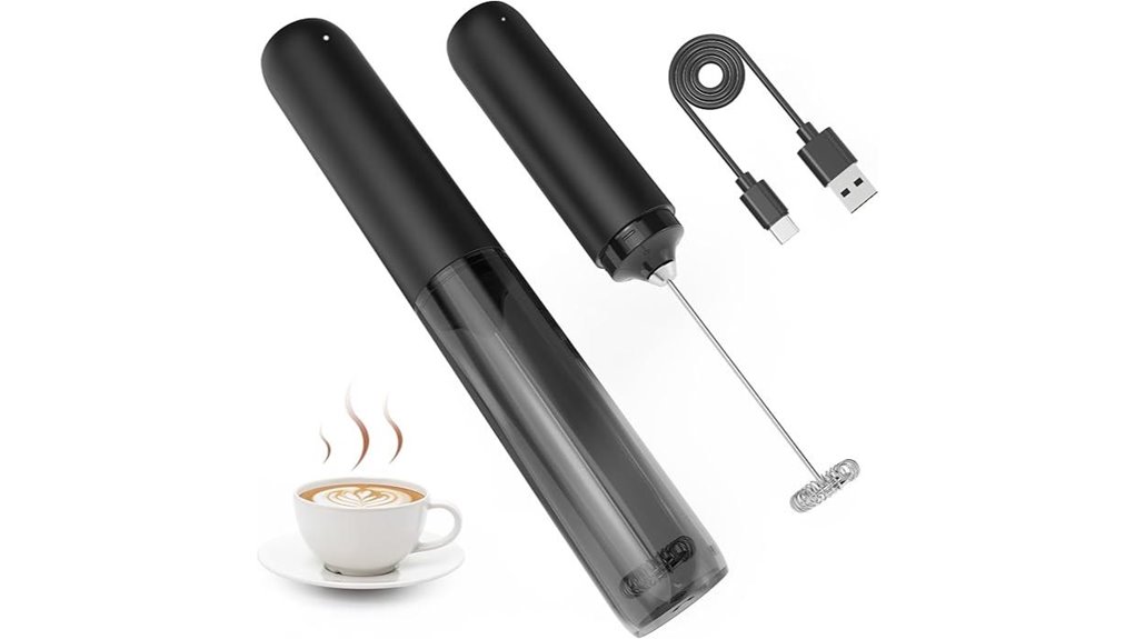 The Best Compact Milk Frothers for Travel (Battery/USB) 14 rechargeable stainless steel frother