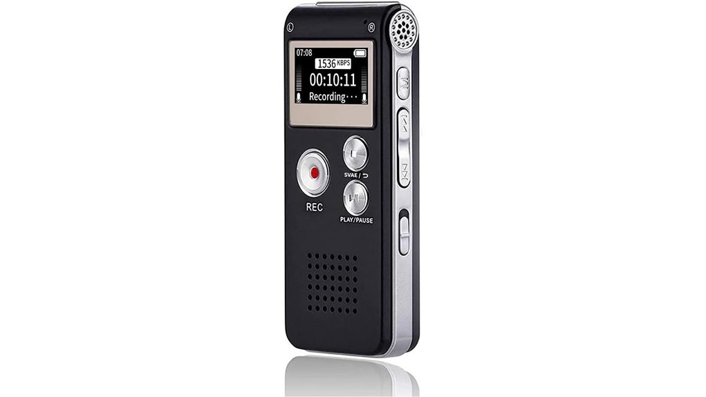 Mini Recorders for Travel Interviews with Simple Controls 7 rechargeable usb voice recorder