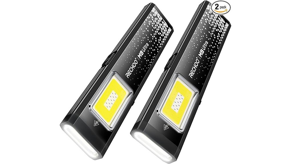 Mini Flashlights Travel Emergencies: Rechargeable vs Battery 13 rechoo magnetic led flashlights