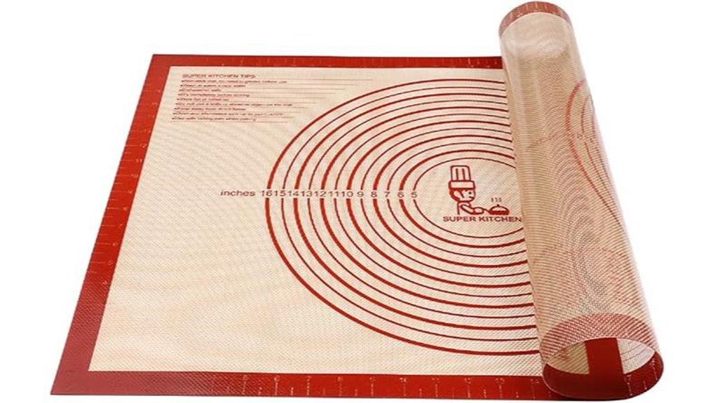 red 28x20 silicone mat