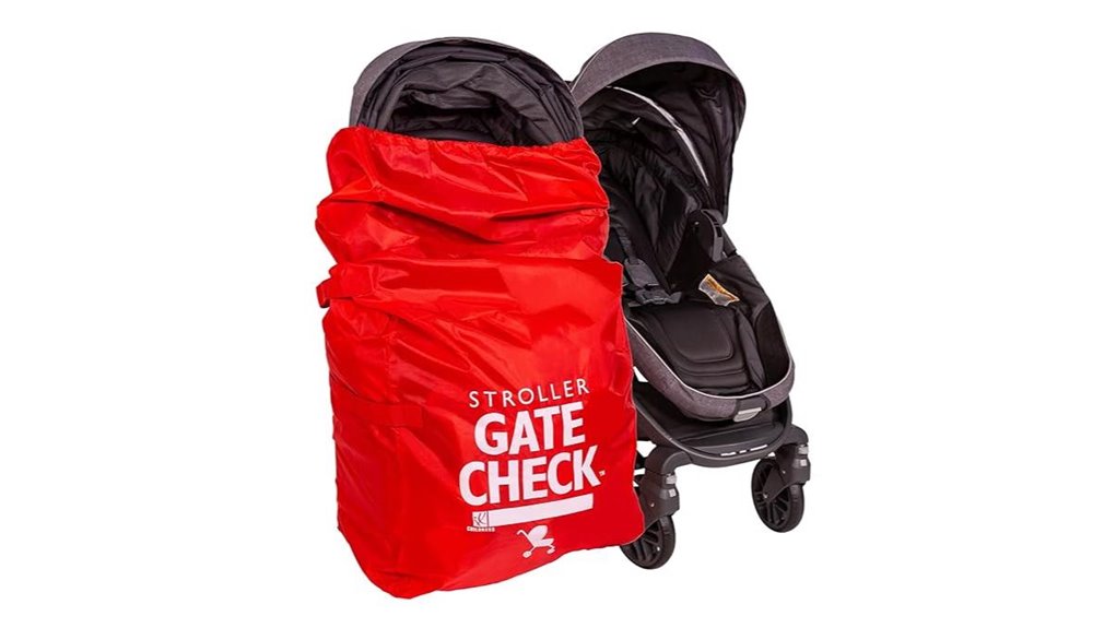 red childress gate check bag