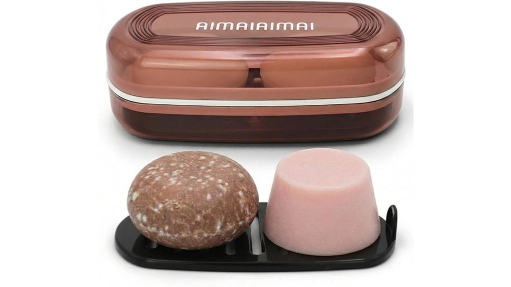 Solid Toiletries for Carry‑On: Bars & Cases That Pack Light 6 red dual shampoo holder