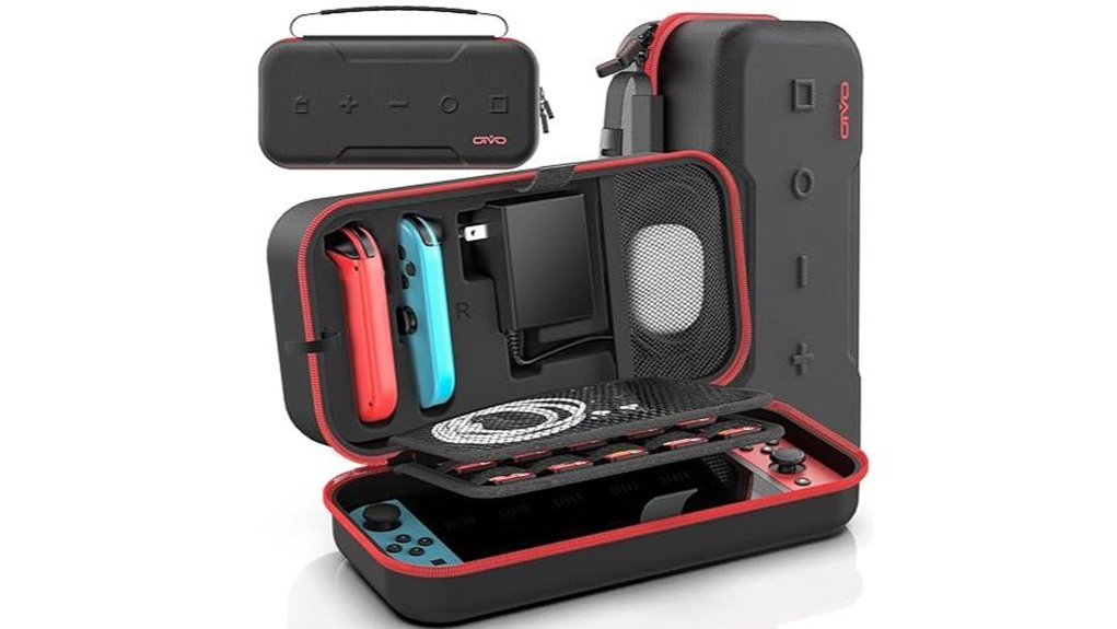Nintendo Switch Cases Every Traveler Must Have 4 red hard shell switch case