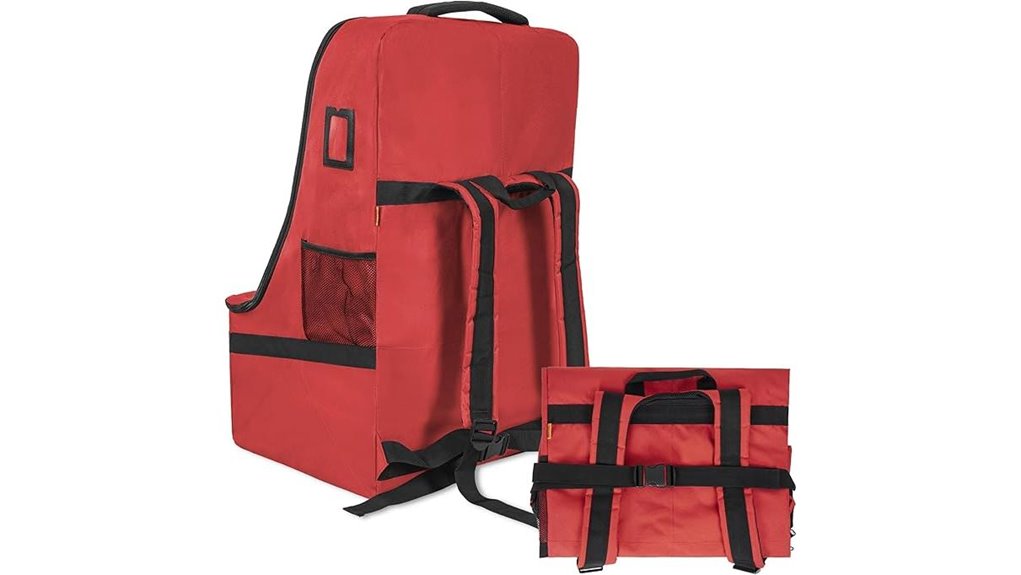 Best Car Seat Travel Bags (Padded, Tough) For Long Journeys 13 red heavy duty padded bag