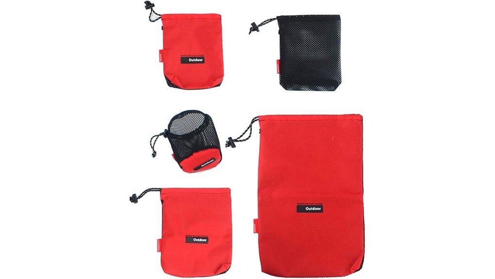 red mesh multi use bags