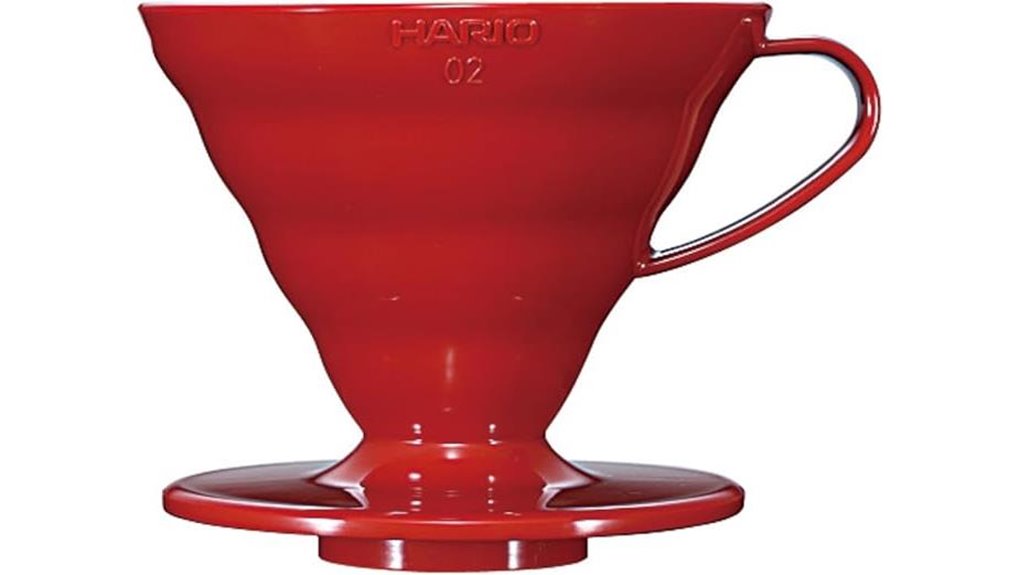 Best Pour-Over Cone Drippers Coffee Lovers Should Try 2 red v60 plastic dripper