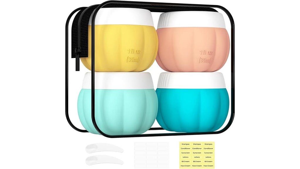 redfly tsa approved silicone jars