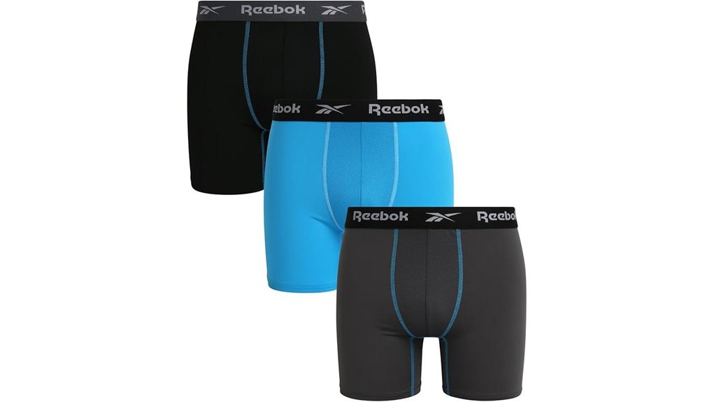 Best Moisture‑Wicking Boxers for Active Travel 13 reebok 3 pack inseam wicking