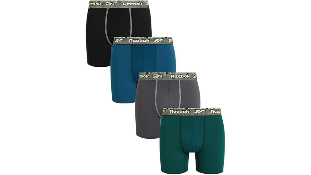 Best Moisture‑Wicking Boxers for Active Travel 9 reebok 4 pack boxer briefs