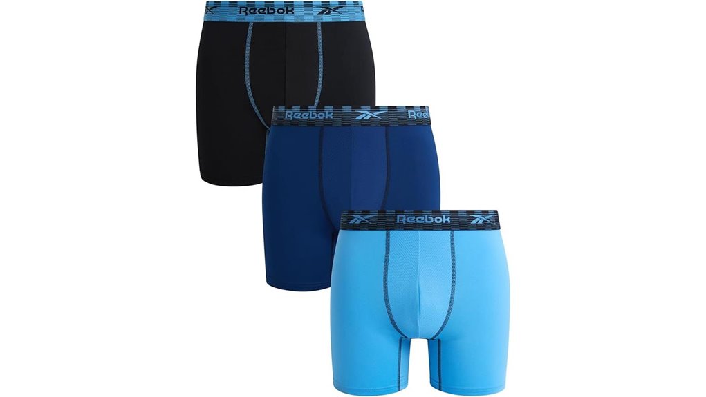 Best Moisture‑Wicking Boxers for Active Travel 7 reebok men s 3 pack boxers