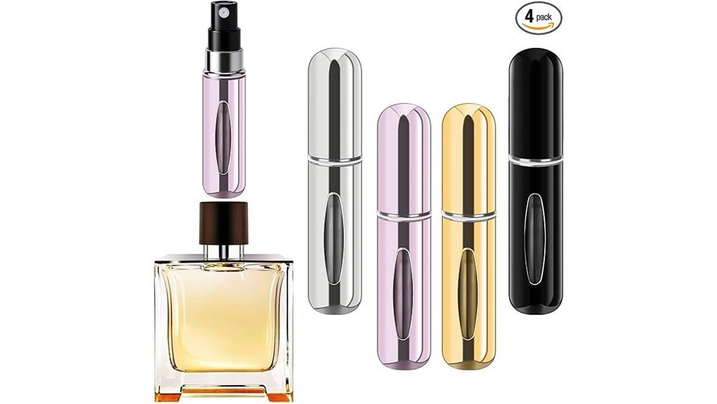 Top Refillable Perfume Sprays (Sturdy Atomizers) Perfumers Love 5 refillable 5ml perfume atomizers