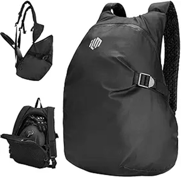 Best Backpacks With External Helmet Carry for Bike Travel 4 reflective waterproof motorcycle backpack