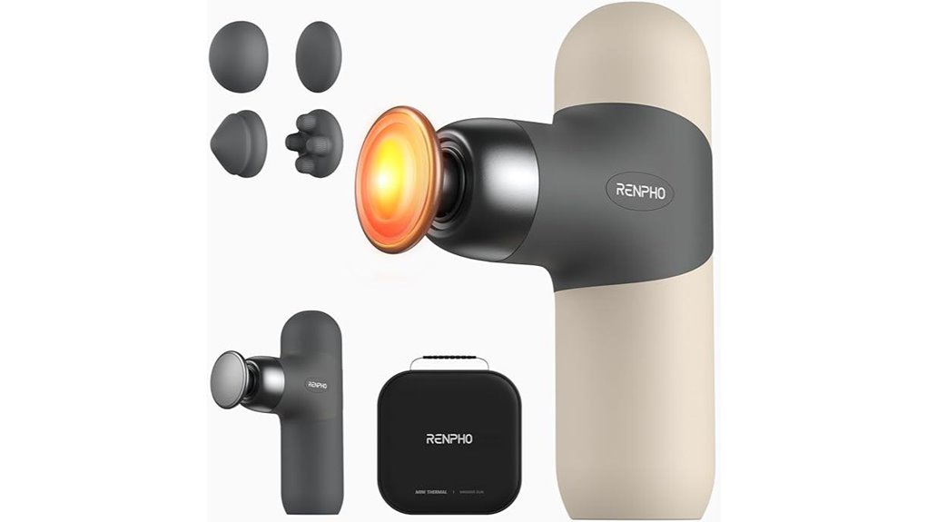 Best Travel Massage Guns (Mini Size) You’ll Want in Your Bag 10 renpho 4 head massage gun