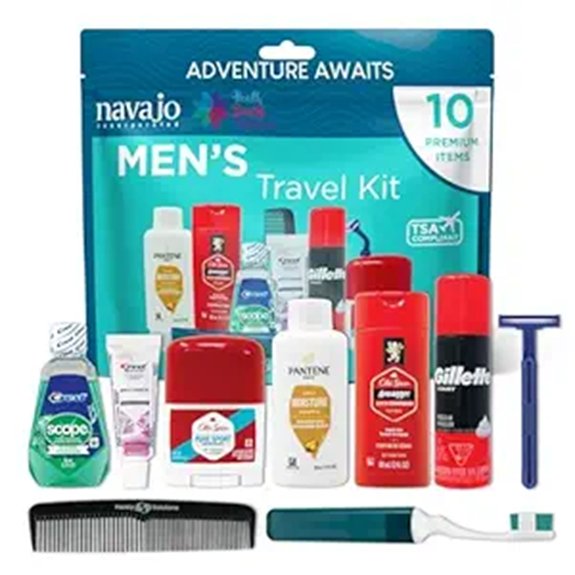 Essential TSA‑Safe Grooming Kits for Seamless Carry‑On Travel 12 resealable men s 10 piece travelkit