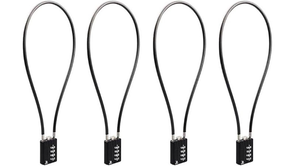 Best Long-Length Cable Locks Every Hostel Locker Deserves 14 reset 201 four piece padlock cable