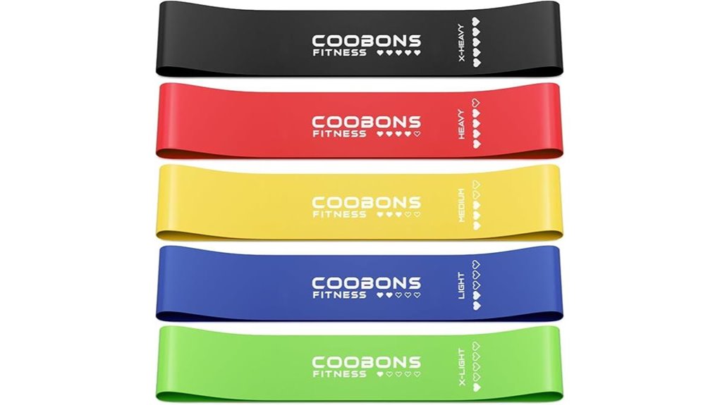 Top Resistance Loop Bands (Set of 5) That Boost Every Workout 5 resistance bands five levels
