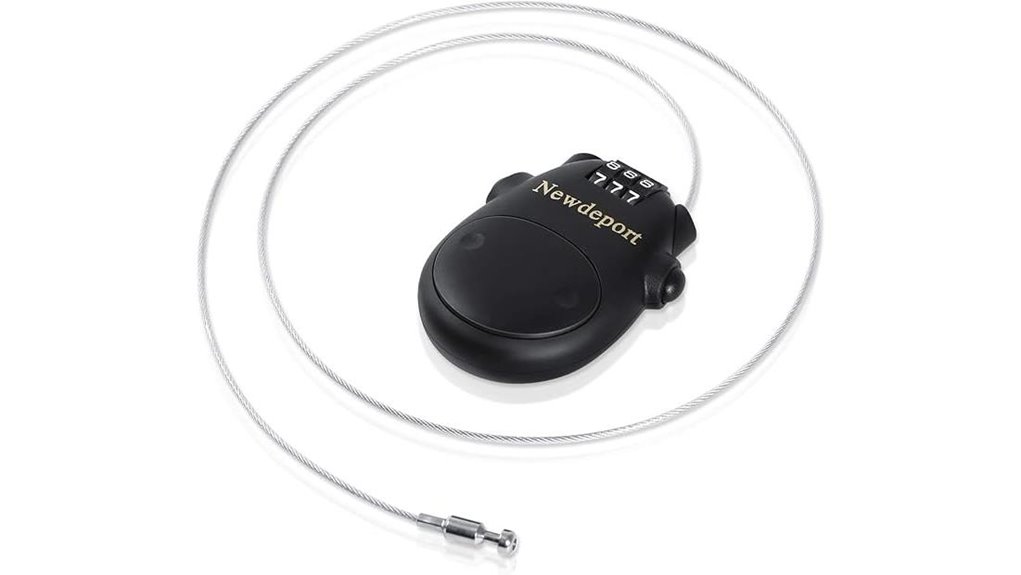 retractable 29 5 inch steel lock