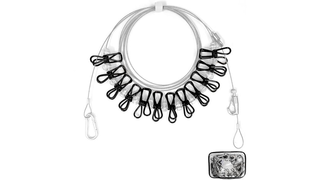 Travel Clotheslines That Don’t Sag: Tension Designs You’ll Love 15 retractable 30lb black line