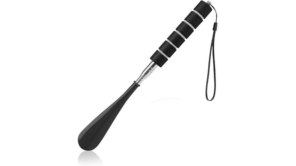 Collapsible, Sturdy Travel Shoe Horns for Comfortable Steps 12 retractable long handle shoe horn