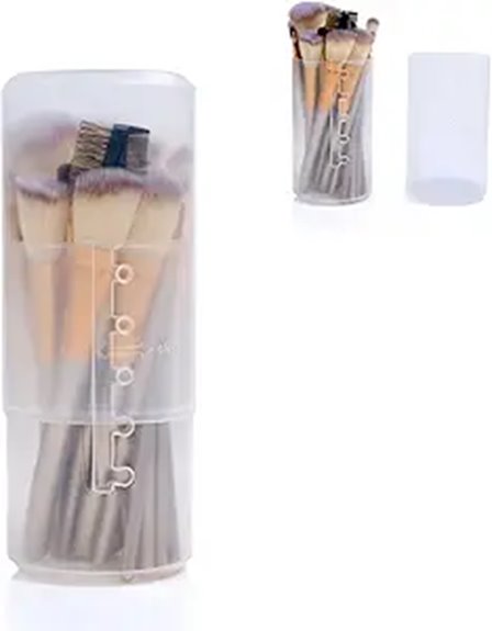 retractable makeup brush organizer