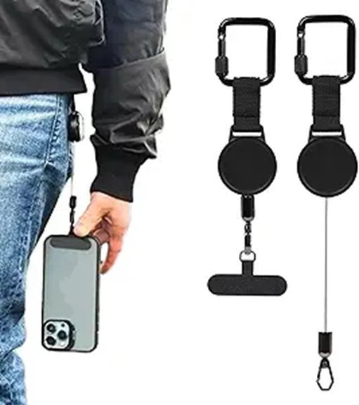Top Anti-Theft Phone Lanyards Strong Tethers for Travelers 10 retractable steel phone lanyard