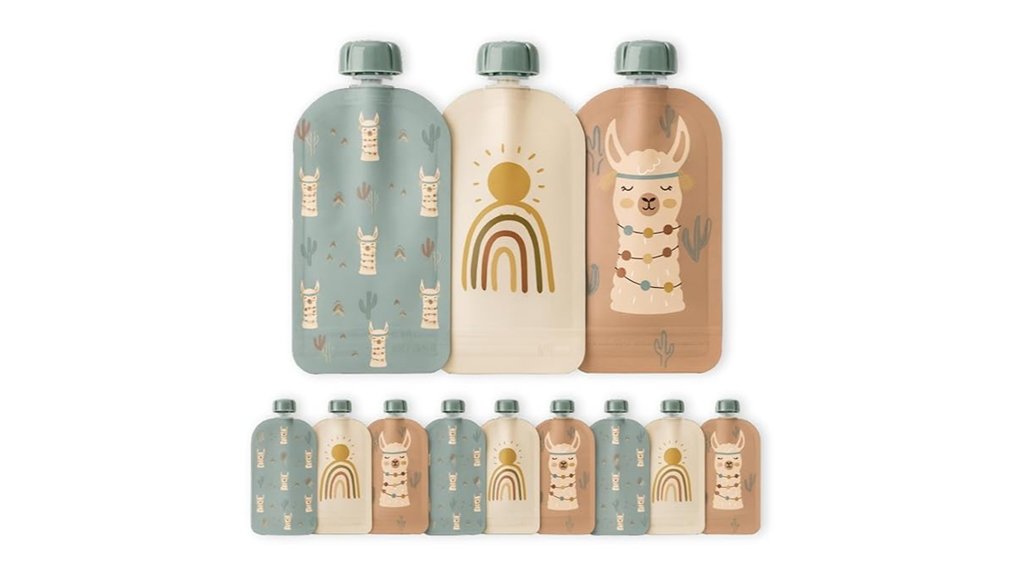 Top Baby Food Pouches (Reusable) That Parents Swear By 6 reusable 12 pack bpa free pouches